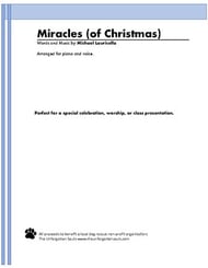 Miracles Unison choral sheet music cover Thumbnail